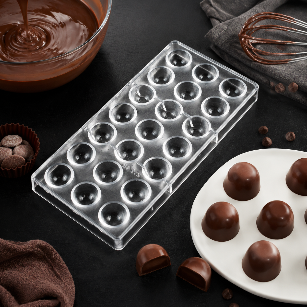 Dome Mold Clear - Stampo per Cioccolatini a Cupola con