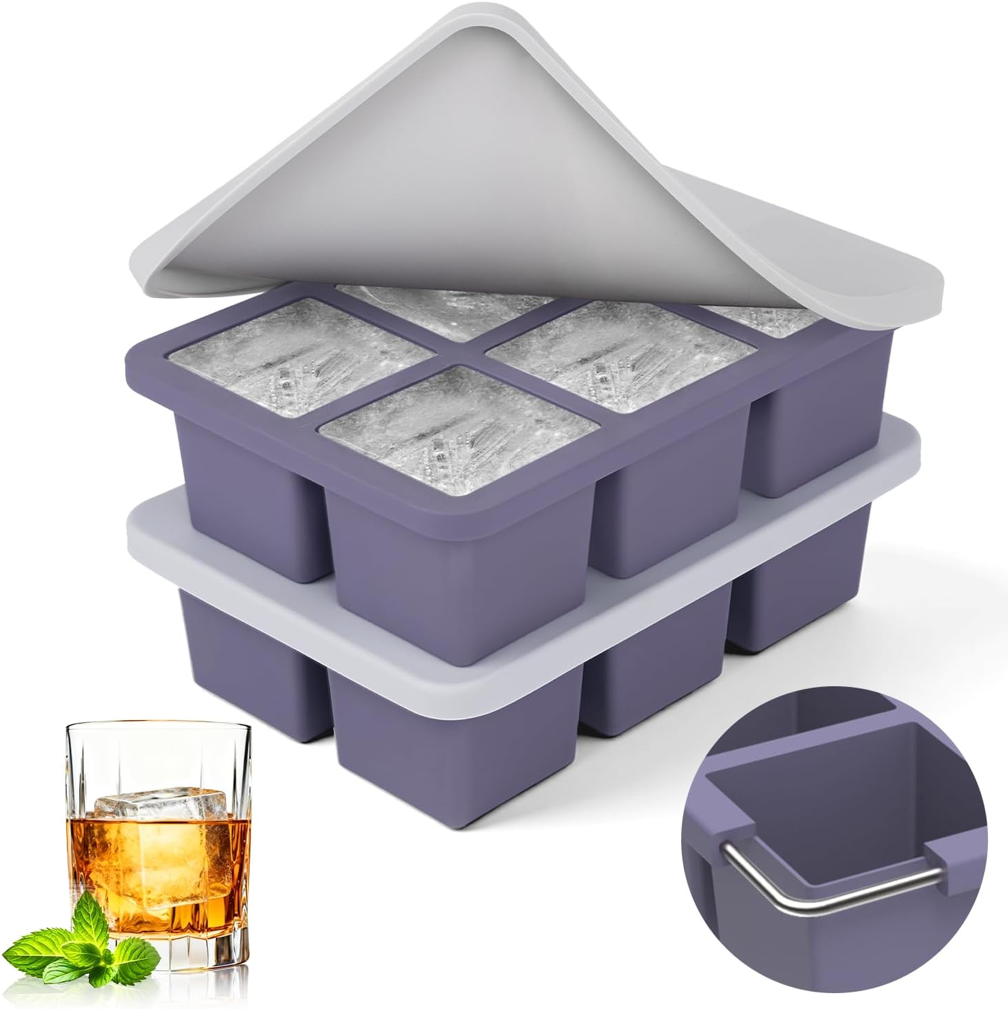 Silicone Mold Tray - Stampo per Cubetti di Ghiaccio in