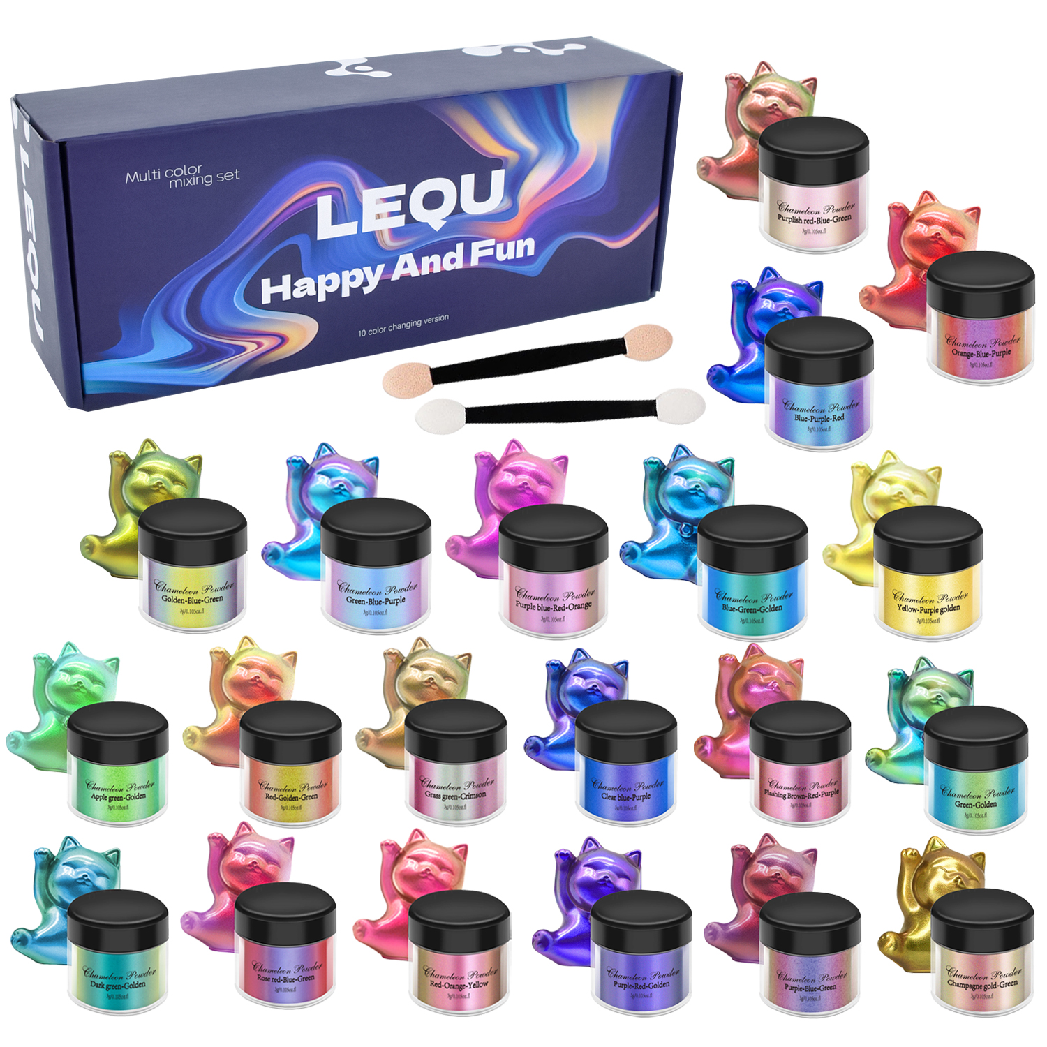 Resin Glitter Pack - 1 Set Camaleonte Polvere Per Unghie