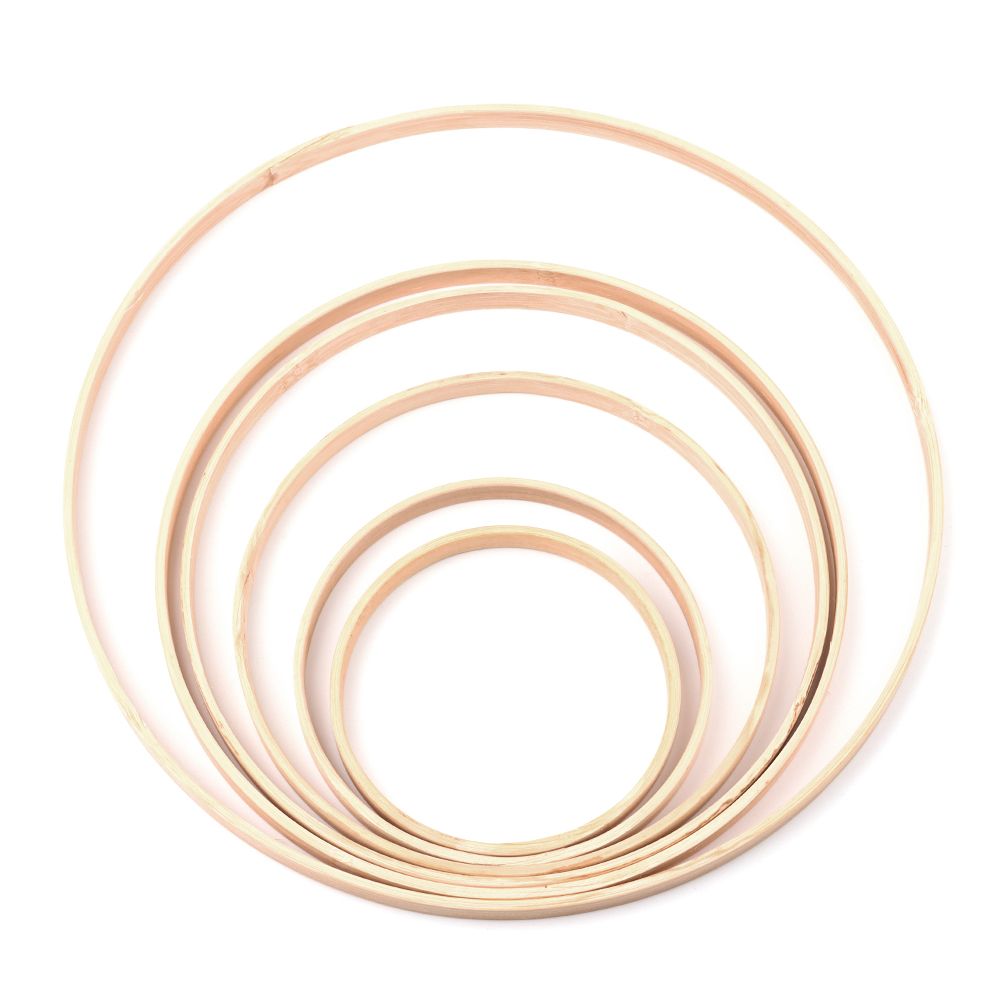 Wood Ring Blank - 10 pz 10/12/15/18/20/26cm anello rotondo anello