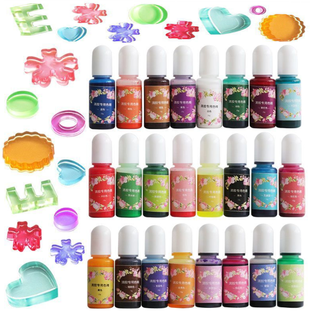 Resin Pigment Set - 26 colori 10ml resina epossidica pigmento