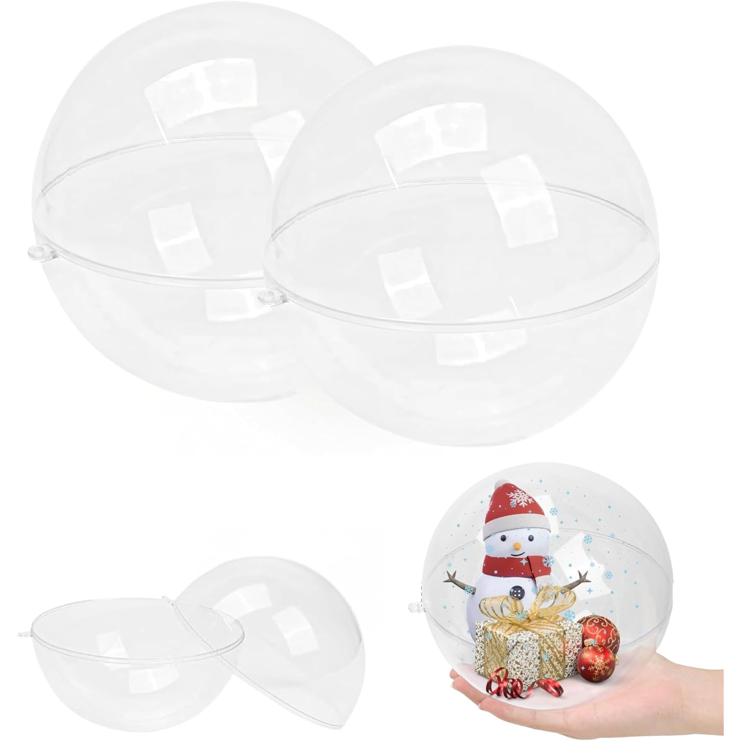 Dome Mold Clear - Sfera trasparente riempibile, cupola in plastica