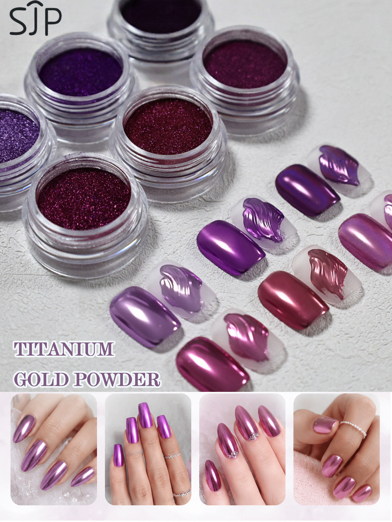 Resin Glitter Pack - Set di polveri magiche per unghie