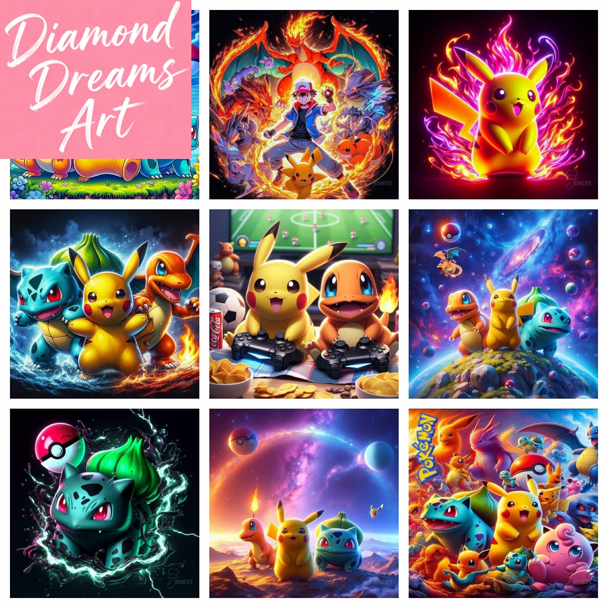 Resin Craft Kit - Nuovo Popolare 2025 Pikachu Anime Pokémon