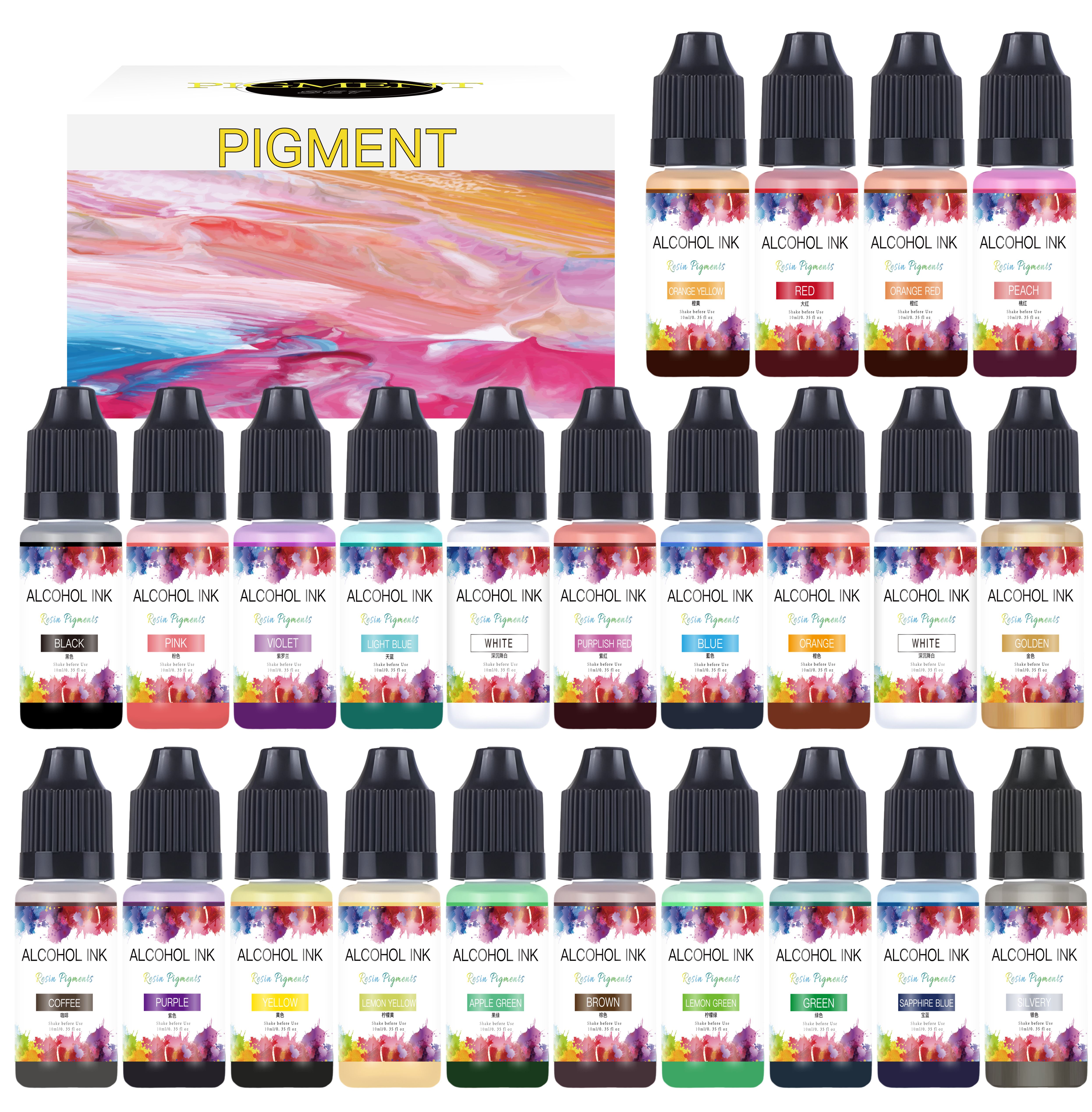 Resin Dye Alcohol - 10ml alcool inchiostro arte resina epossidica