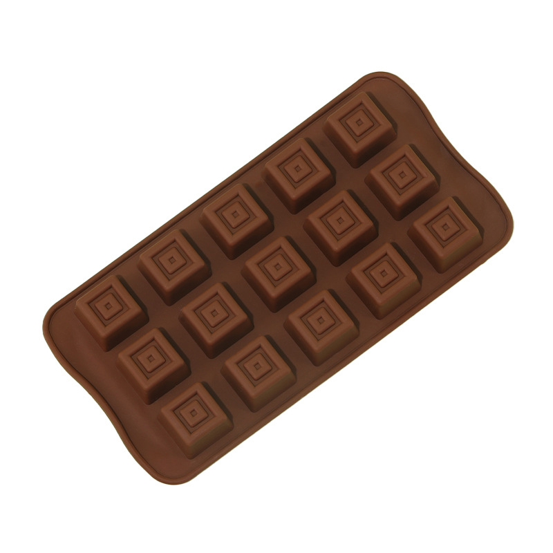 Silicone Mold Tray - Stampo per cioccolato classico caramelle quadrate