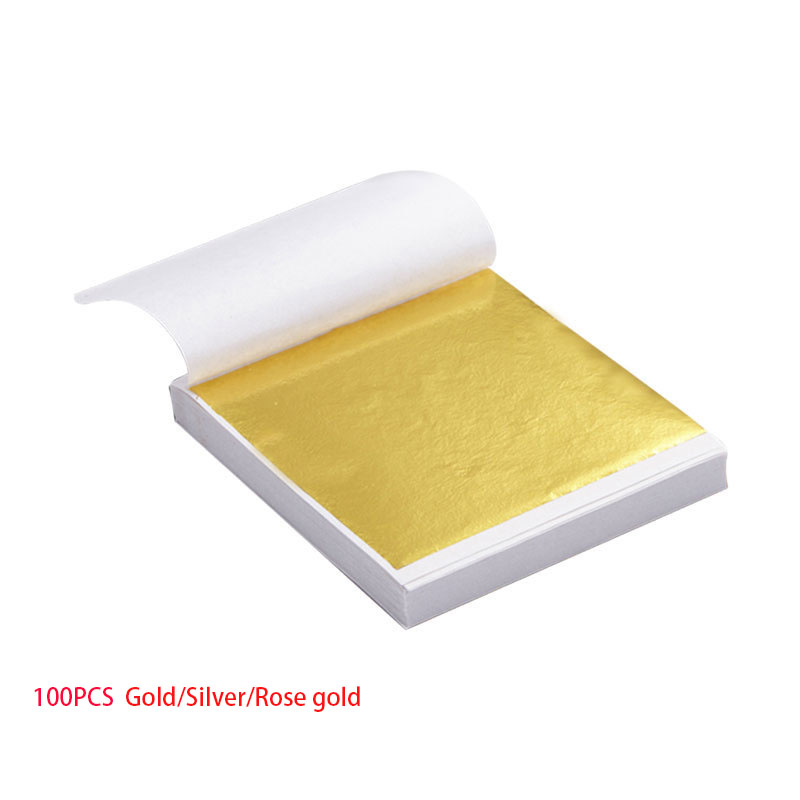 Gold Foil Flakes - 100 fogli di carta di design