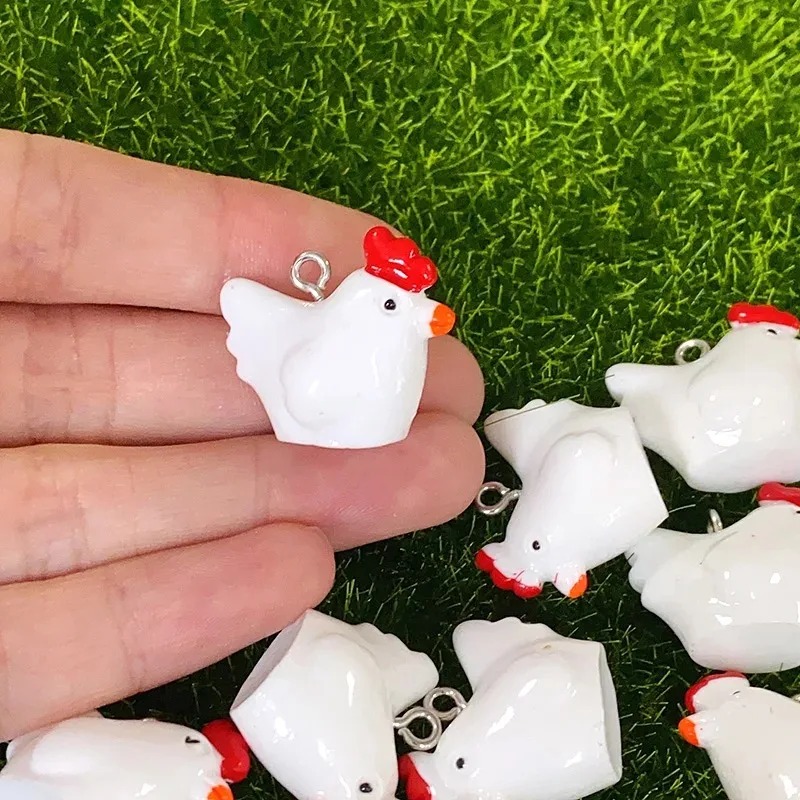 Resin Crafts Diy - 10 Pezzi Mini Ciondoli in Resina