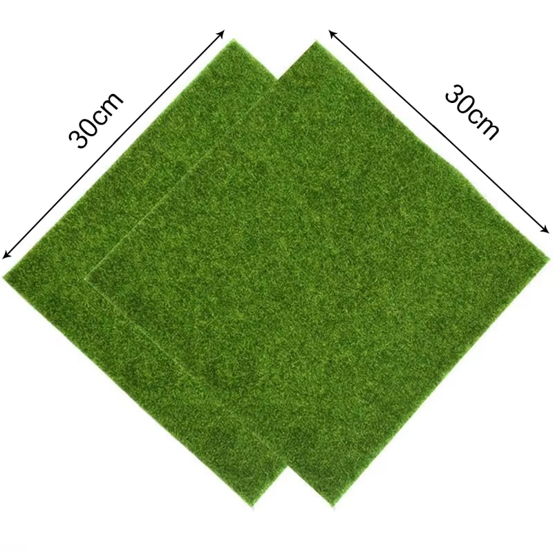 Terrarium Moss Art - 30x30 cm Prateria Artificiale Simulato Prato