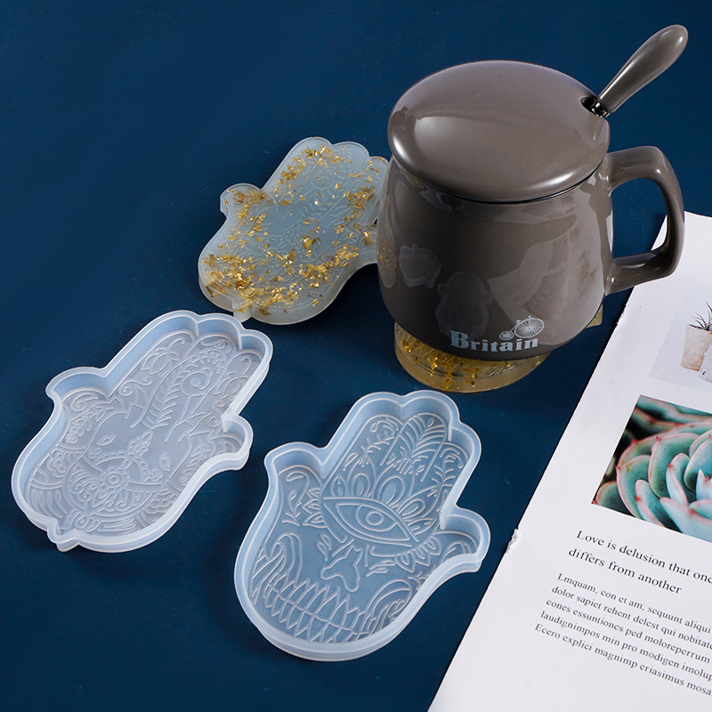 Silicone Mold Tray - 1 pz fai da te sottobicchiere