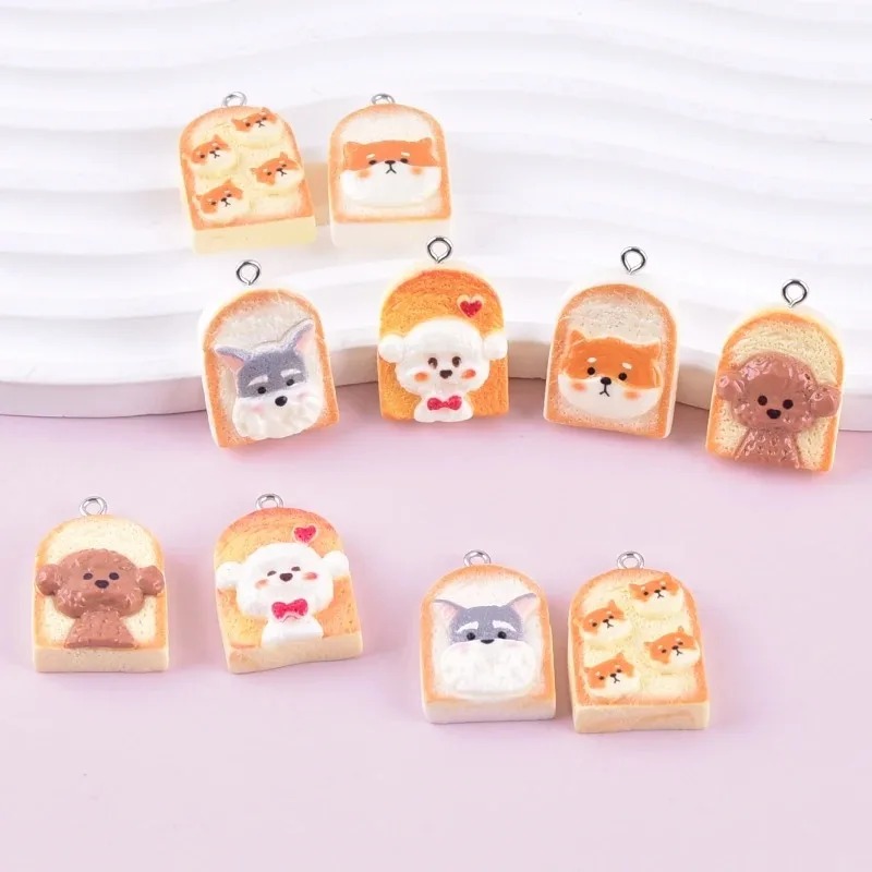Resin Craft Material - 10 Pezzi Ciondoli in Resina a