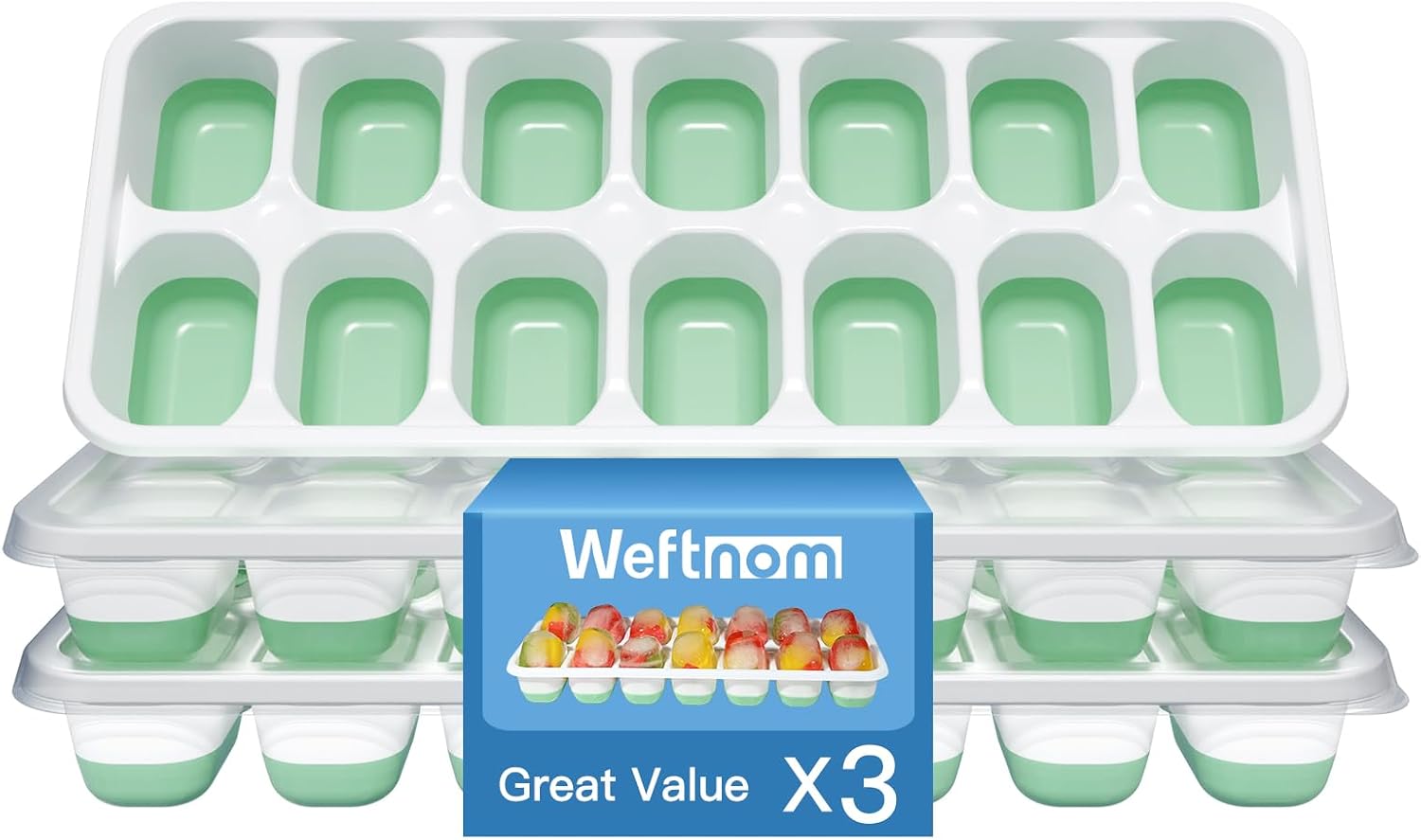 Silicone Mold Tray - Vaschetta per cubetti di ghiaccio con