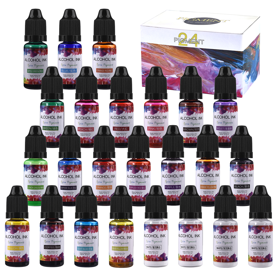 Resin Dye Alcohol - 10ML Art Ink alcool resina pigmento