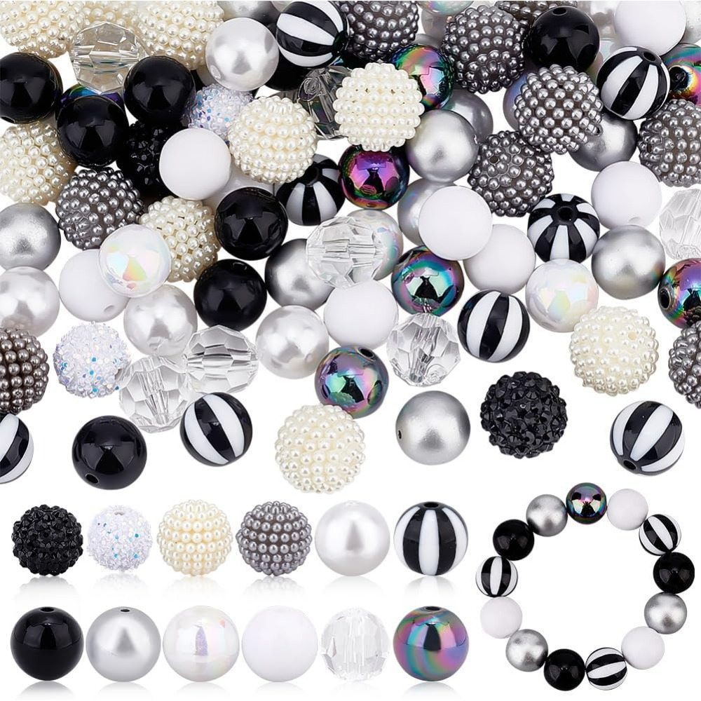 Crafting Resin - 106 pezzi di perline robuste 12