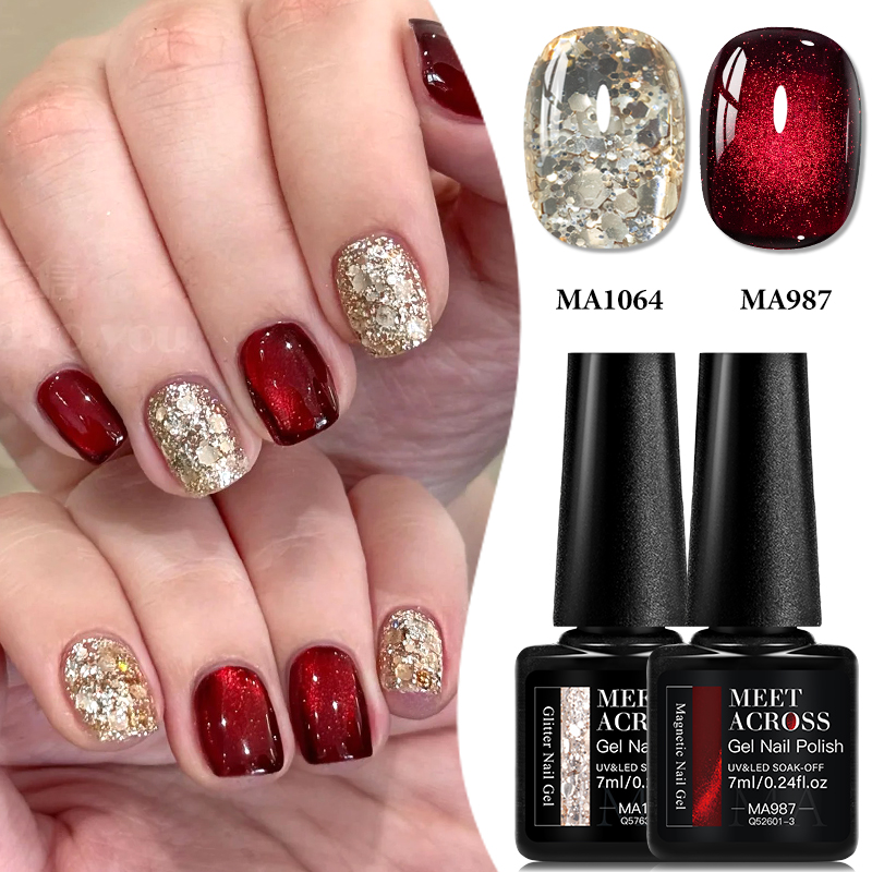 Resin Glitter Pack - Set di 2 Smalti per Unghie