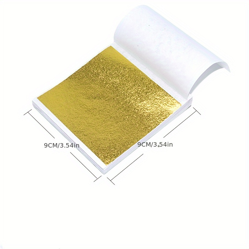 Gold Foil Flakes - Aomily 9x9 cm 100 fogli pratici