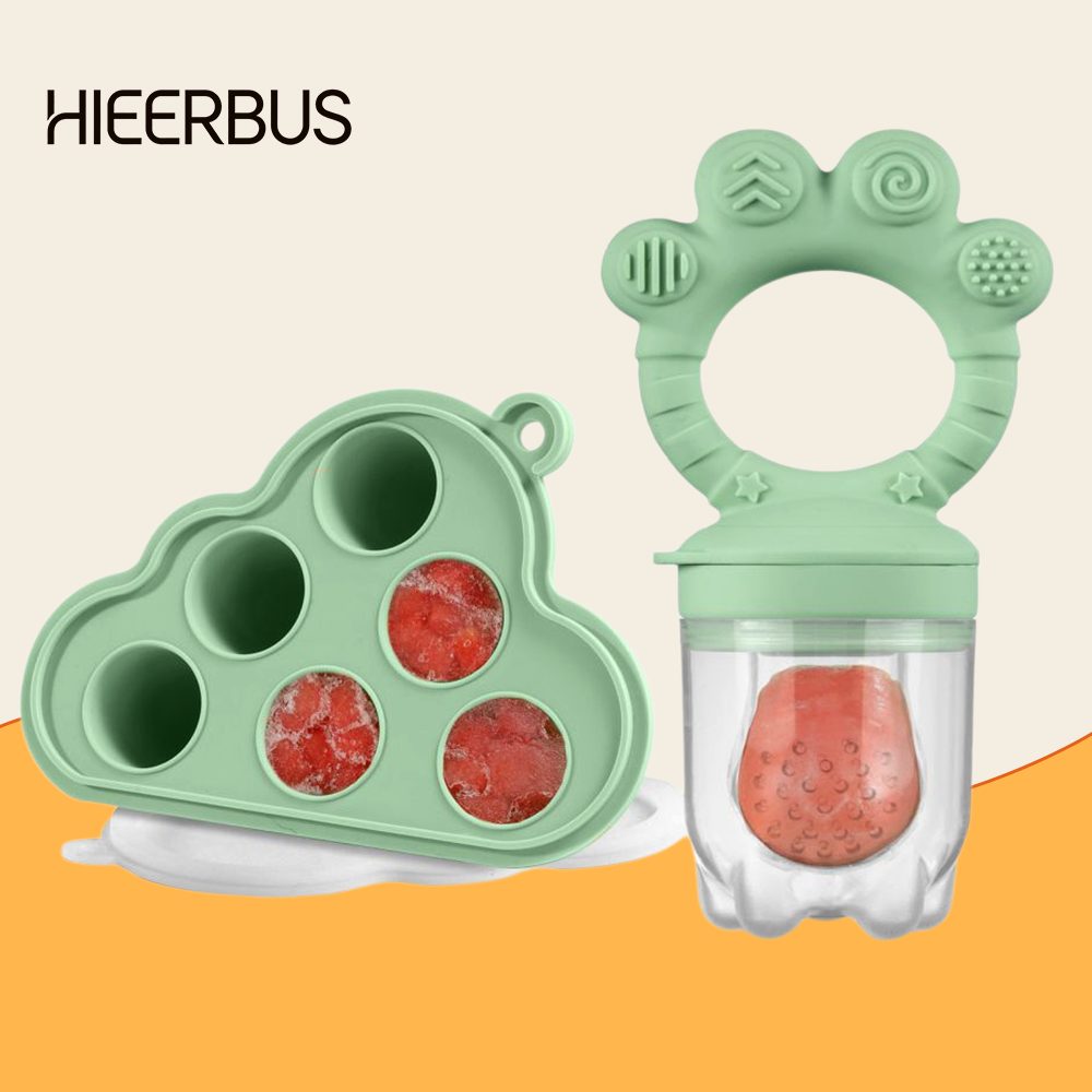 Silicone Mold Tray - Set Alimentatore per Frutta per Neonati