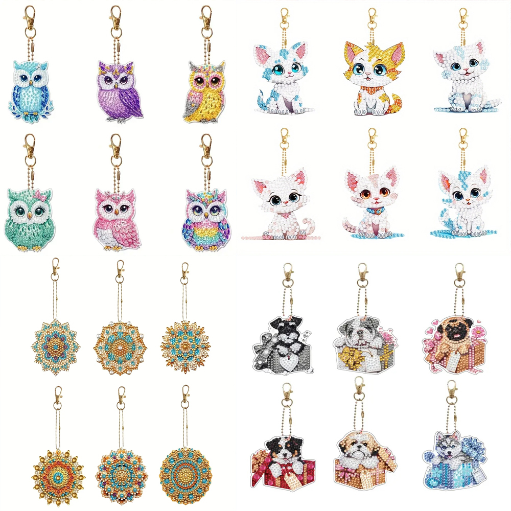 Resin Craft Kit - Portachiavi con diamanti fai da te