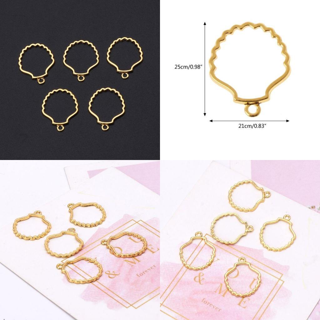 Bezels Set Pendant - 5 pezzi per guscio vuoto cornice