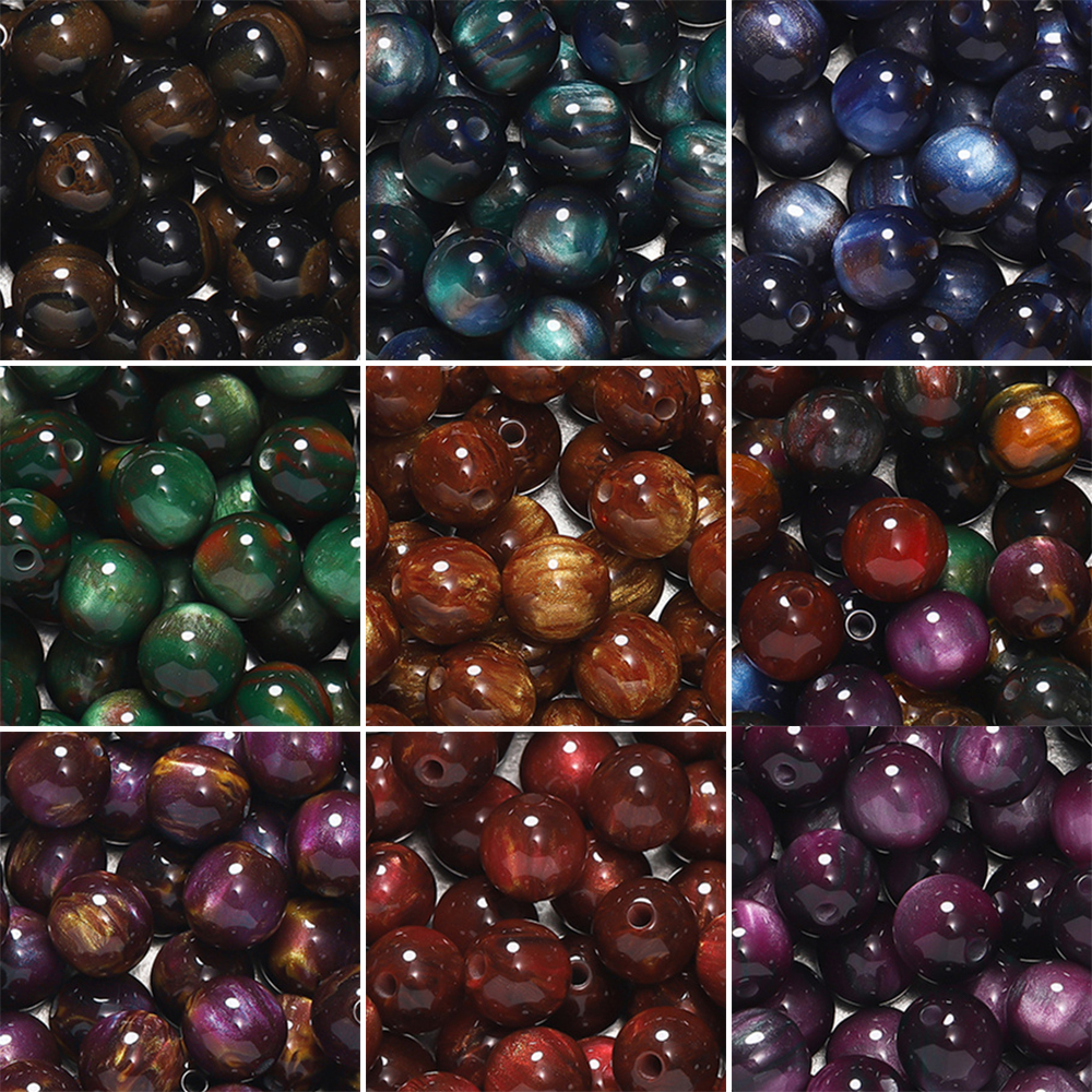 Resin Craft Material - 20-50 pz/lotto Glitter Imitazione Occhio di