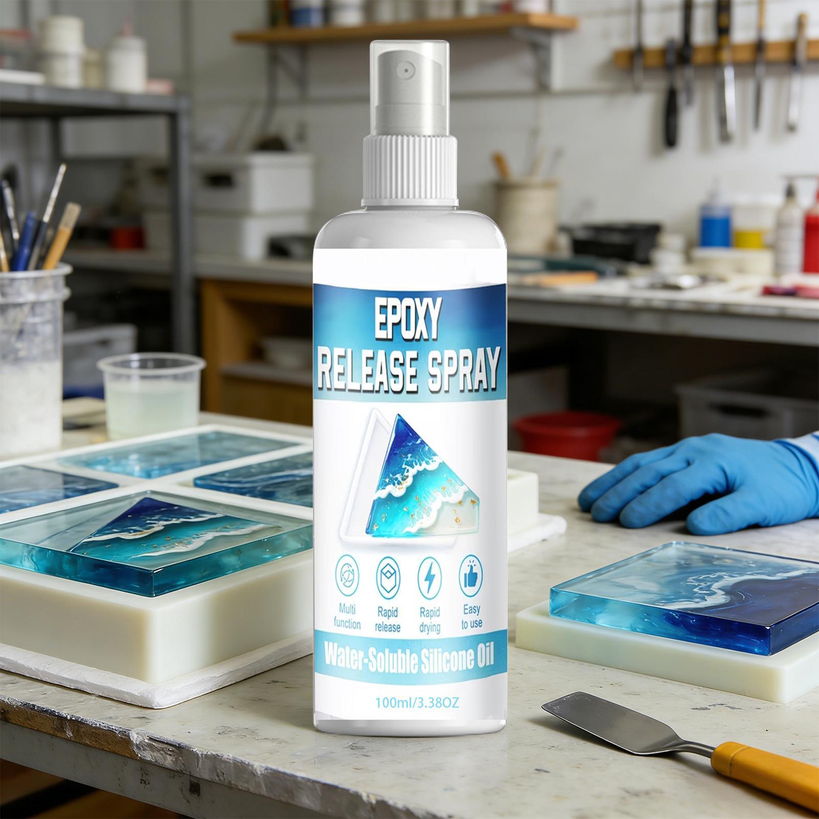 Resin Craft Workshop - Spray Distaccante per Stampi 100ml, Lubrificante