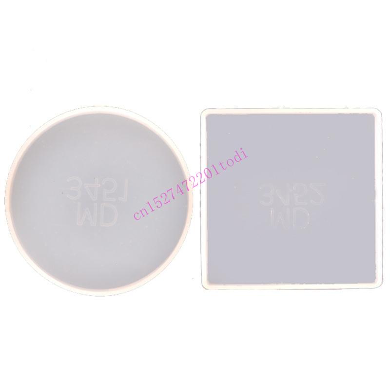 Geode Mold Silicone - stampi in resina per sottobicchieri quadrati