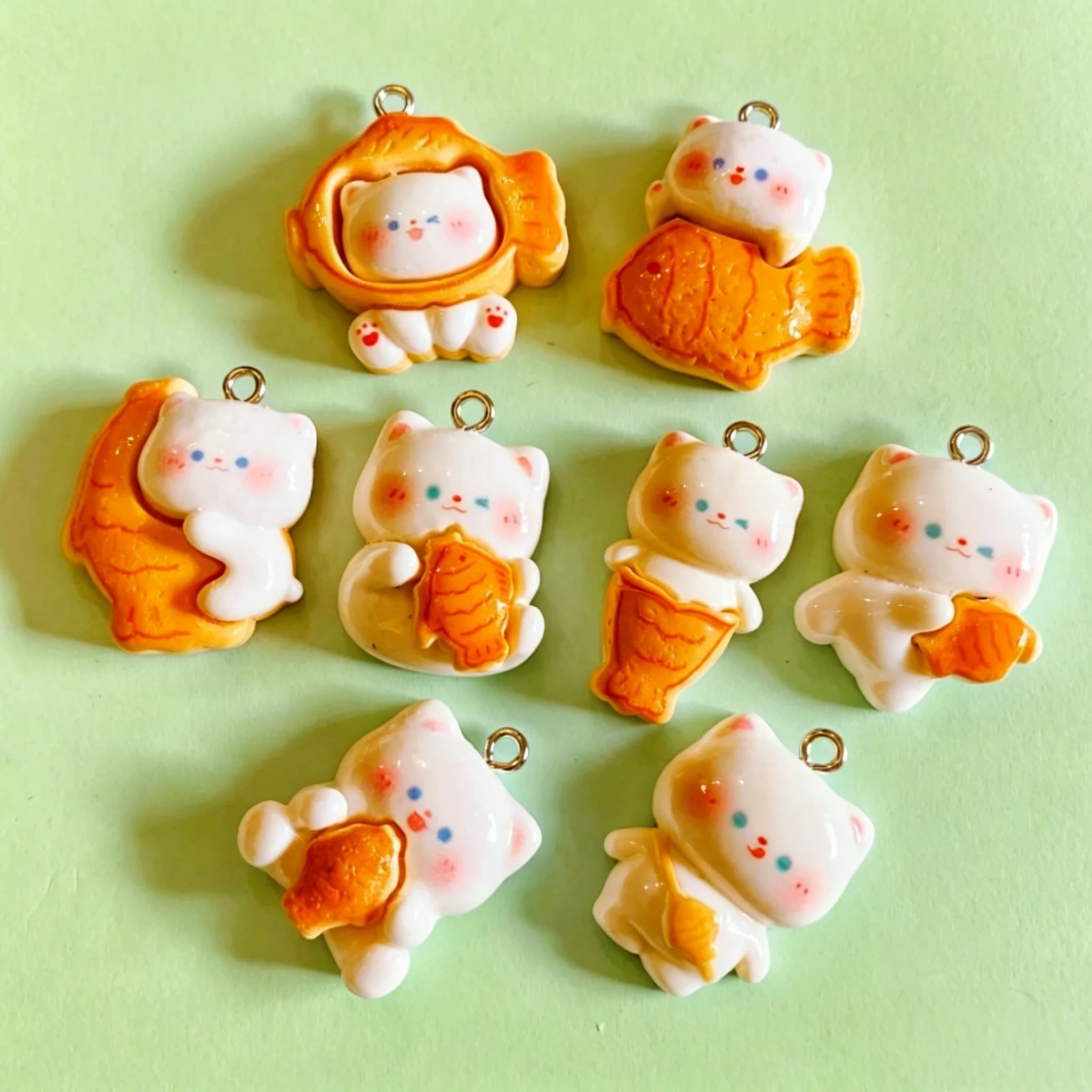 Resin Craft Material - 10 pz/lotto Ciondoli in resina 3D