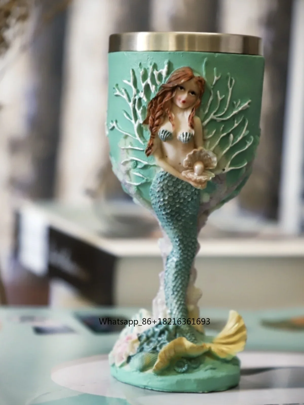 Crafting Resin - Calice artigianale in resina con incisione