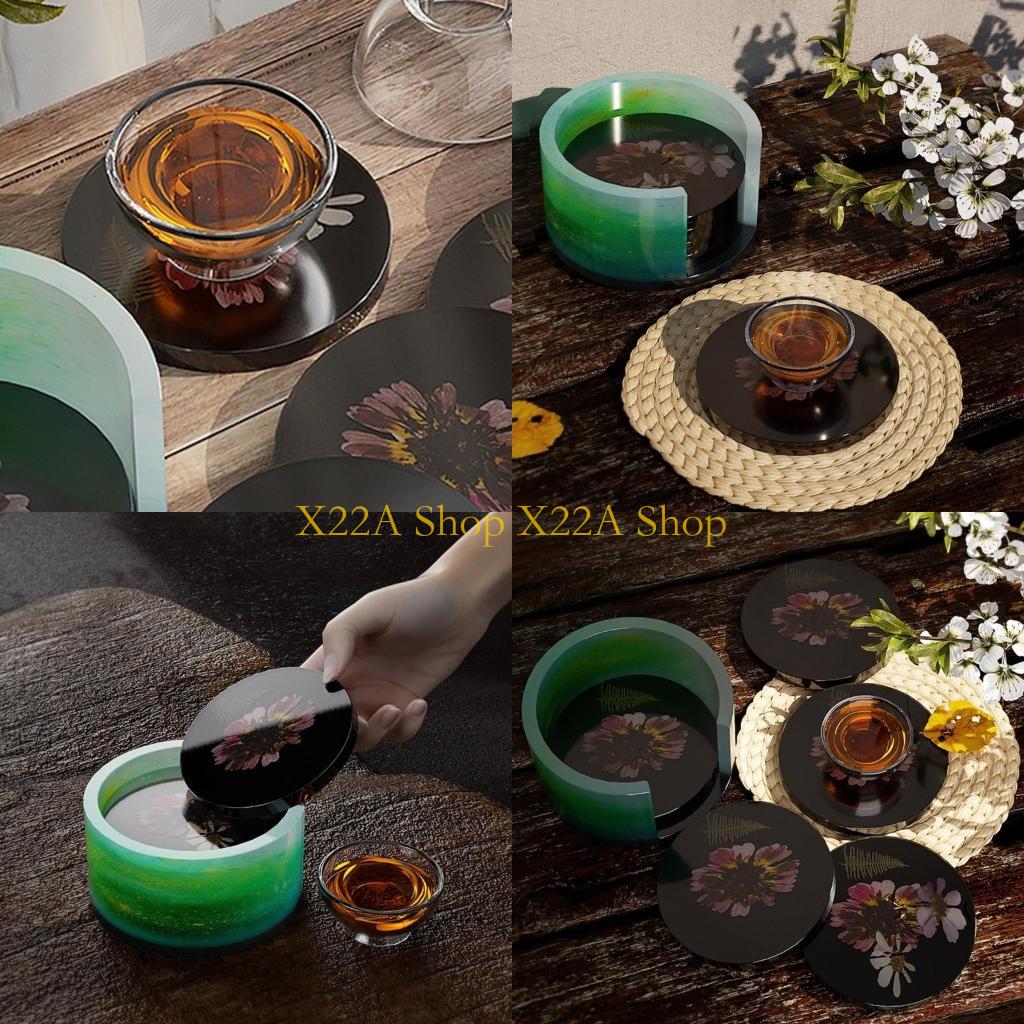 Geode Mold Silicone - Stampi in silicone per sottobicchieri rotondi