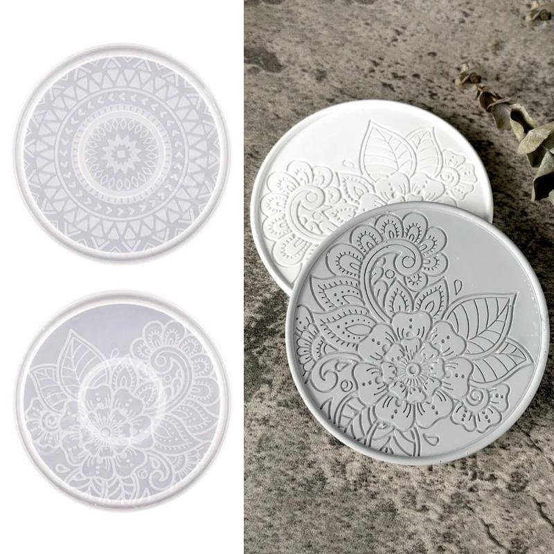 Coaster Mold Round - Stampo in silicone per sottobicchiere rotondo