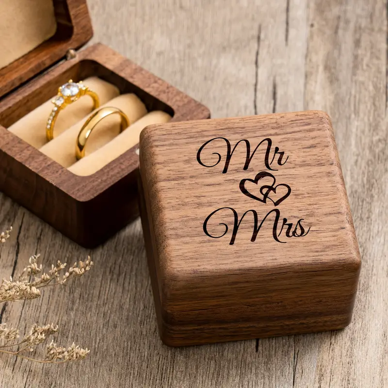 Wood Ring Blank - Proposta di fidanzamento Cerimonia di nozze