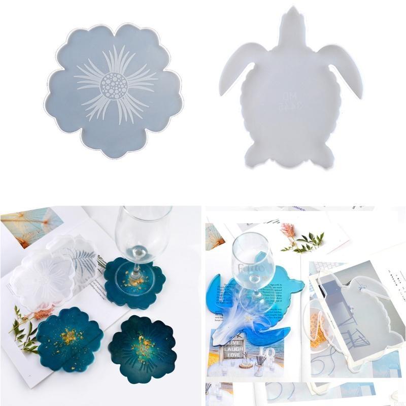 Geode Mold Silicone - R3mc 2pcs a forma fiore fai