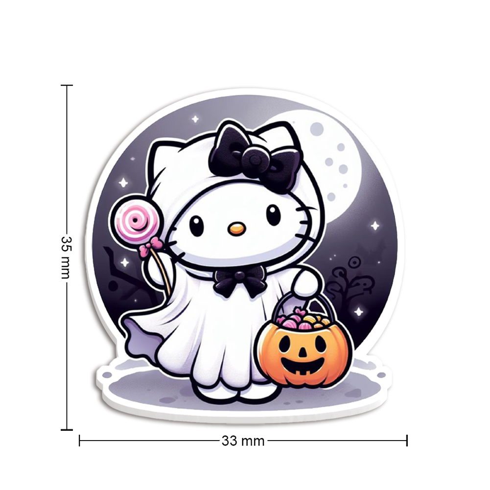Resin Craft Material - 10 pz/lotto Sanrio Halloween Hello Kitty