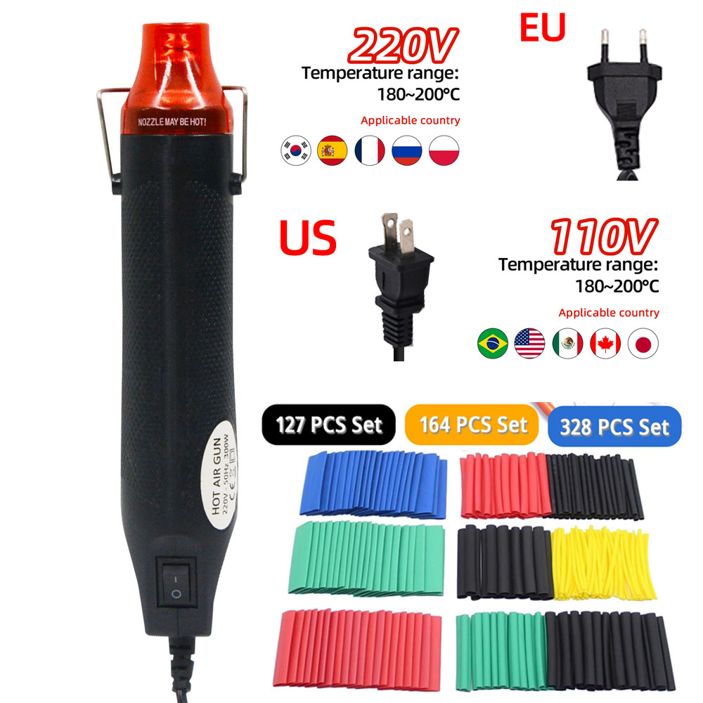Heat Gun Small - 300W Pistola di Calore Ad Aria