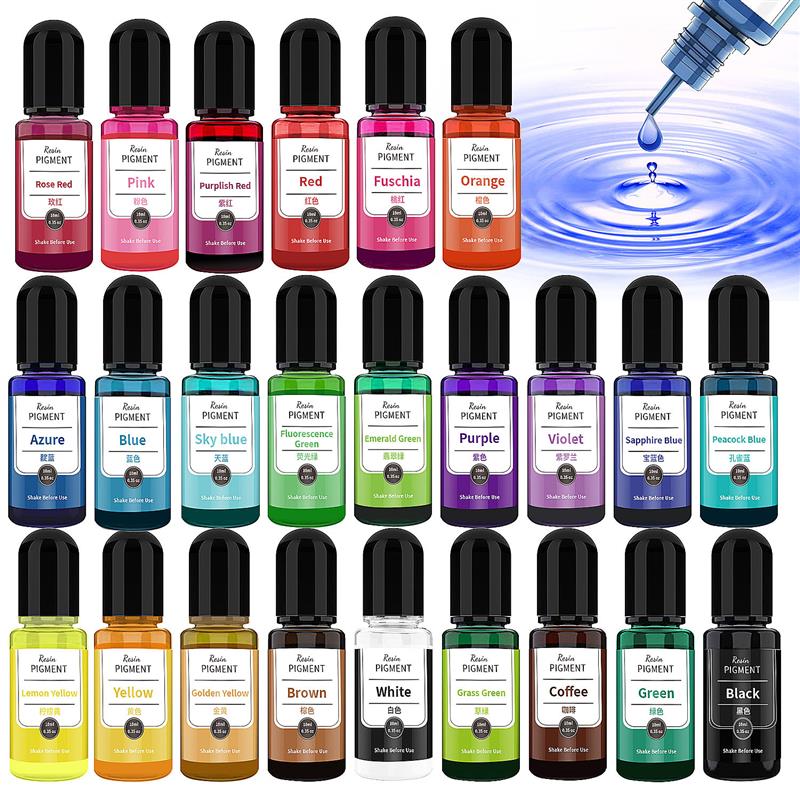 Resin Dye Alcohol - 24 colori Art Ink alcool resina