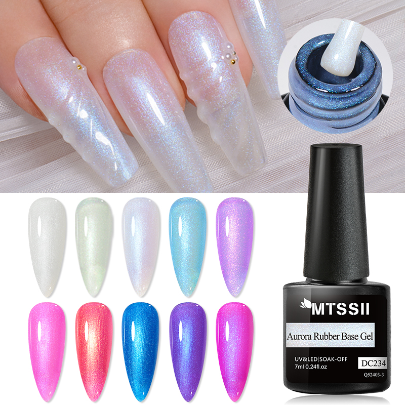 Mtssii 7ml Aurora Glitter Base - Gold Foil Flakes recensione e prezzo