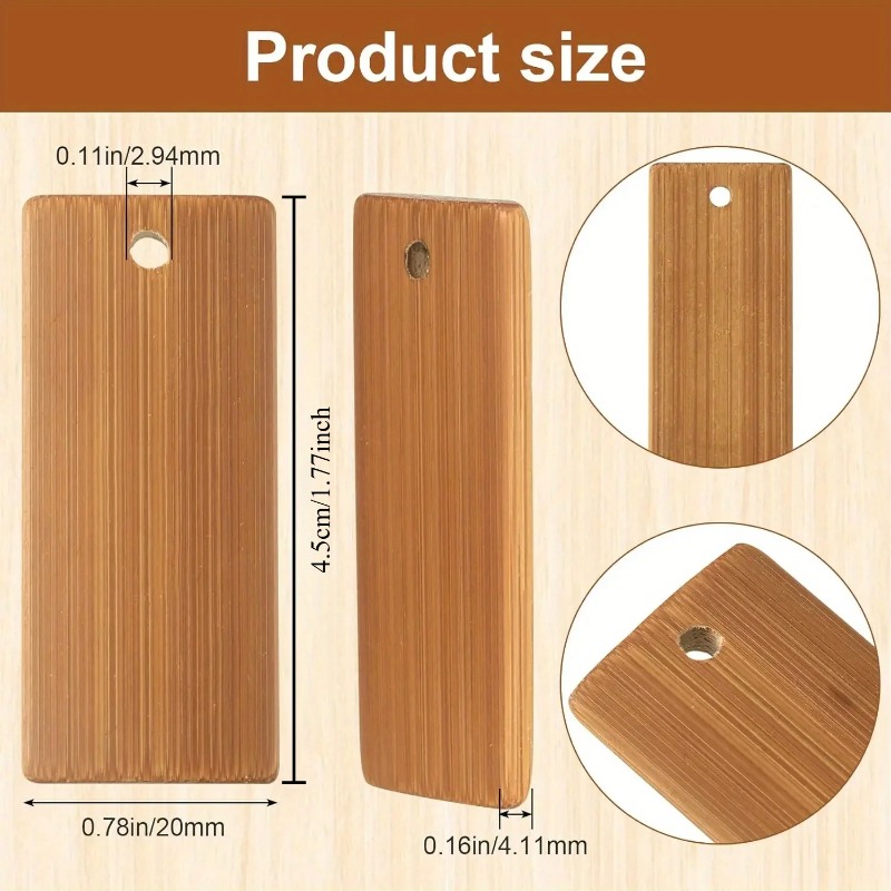 100 Pezzi di Etichette in Legn - Wood Ring Blank recensione e prezzo