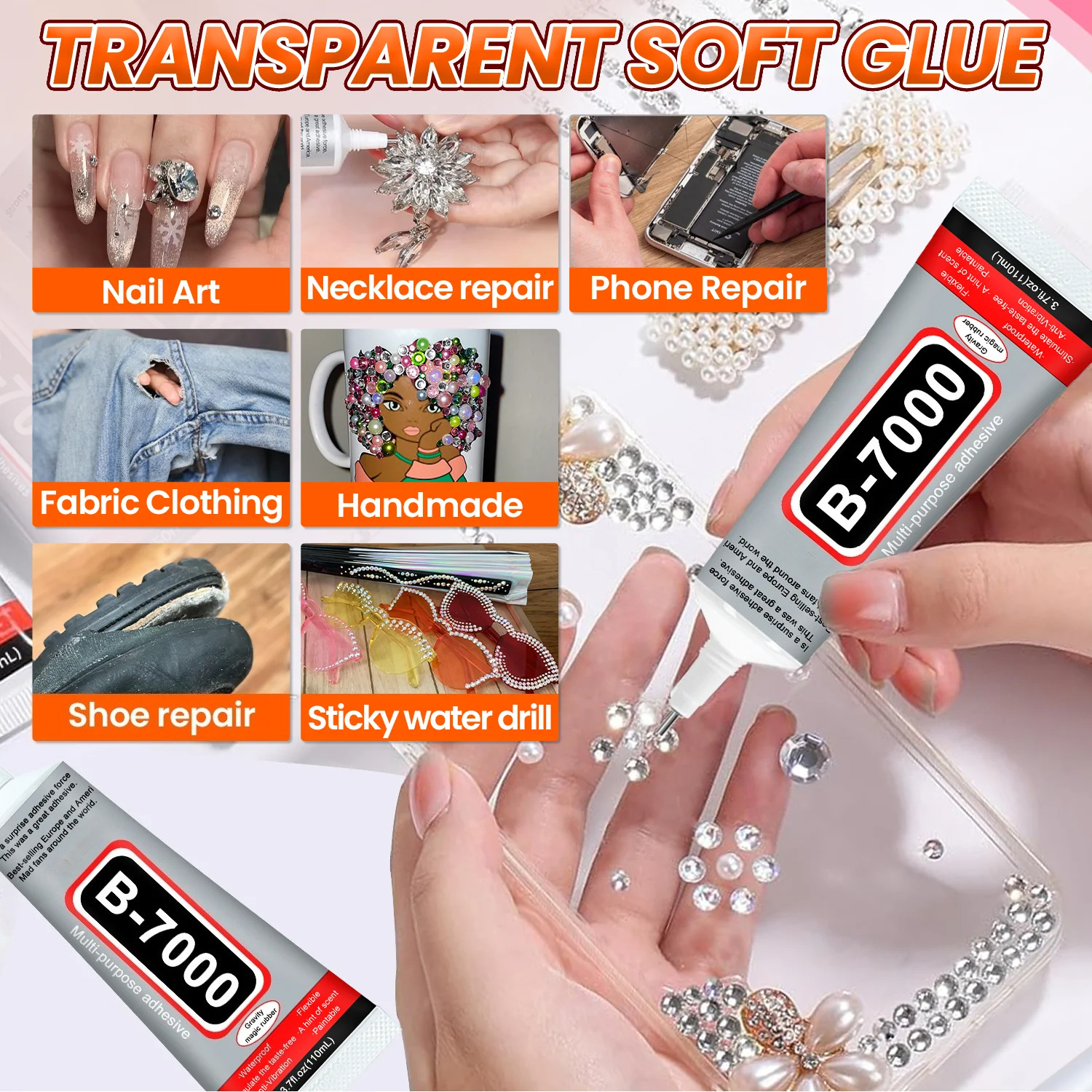 1-10 Pezzi Colla Super B-7000  - Crafting Resin recensione e prezzo