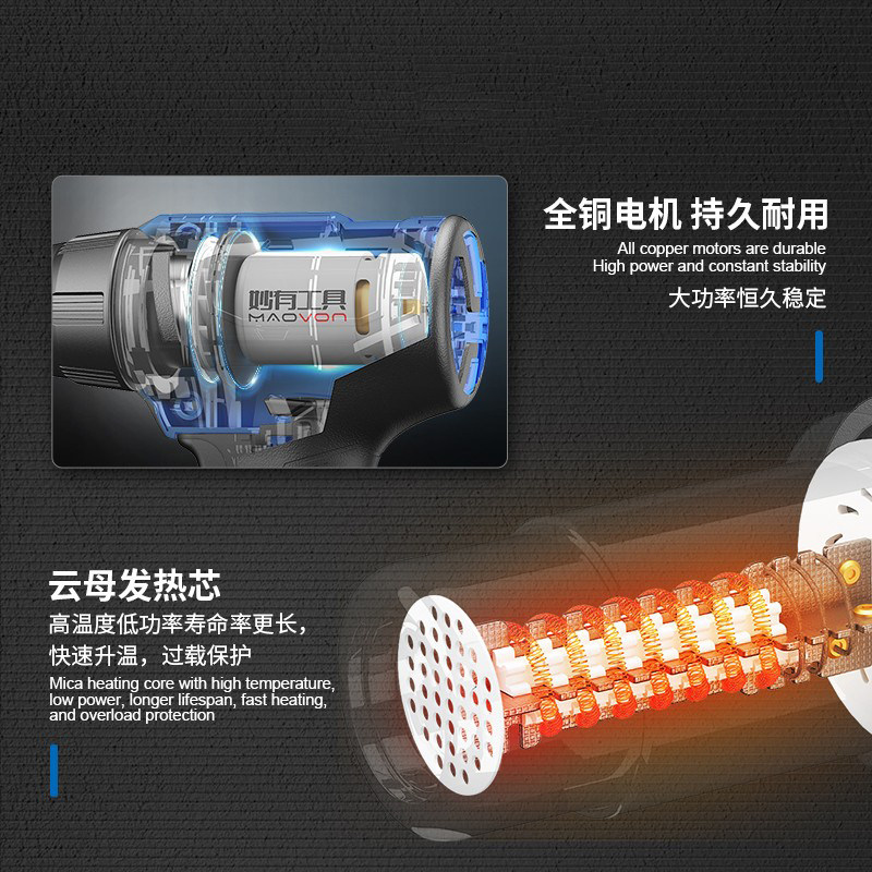 Pistola termica a batteria al  - Heat Gun Small recensione e prezzo