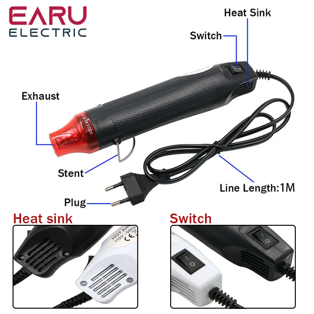 Mini pistola ad aria calda da  - Heat Gun Small recensione e prezzo