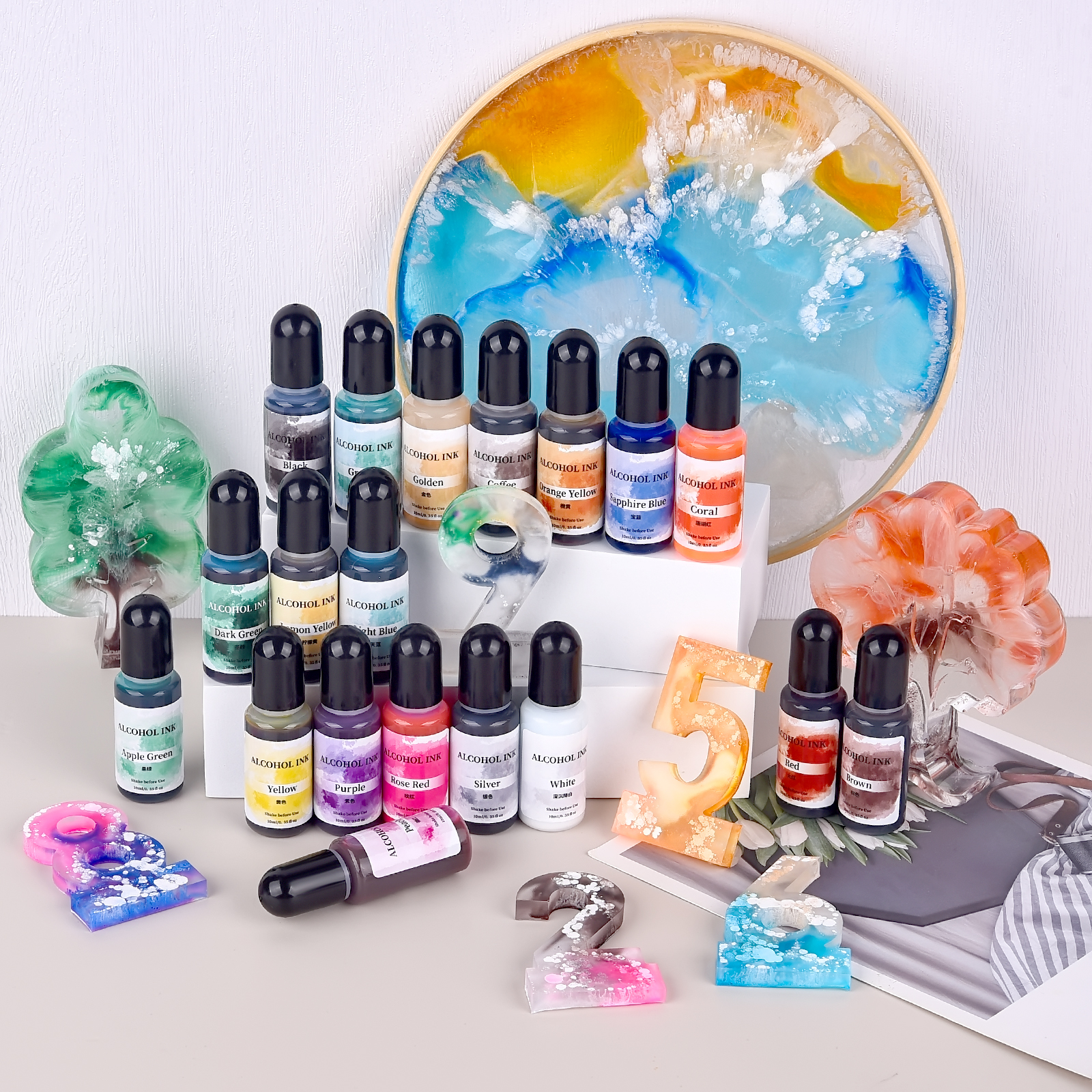 10Ml Essenza Resina Alcol Colo - Resin Dye Alcohol recensione e prezzo