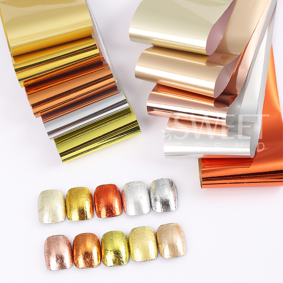 10 fogli metallici per trasfer - Gold Foil Flakes recensione e prezzo