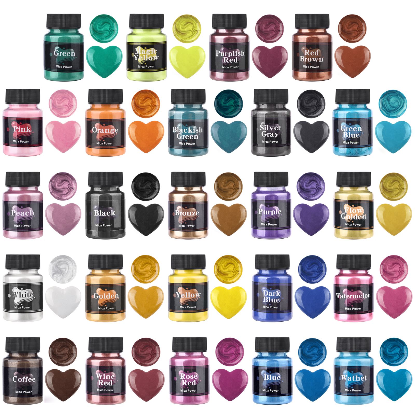 50ml 24 colori resina perla po - Resin Pigment Set recensione e prezzo