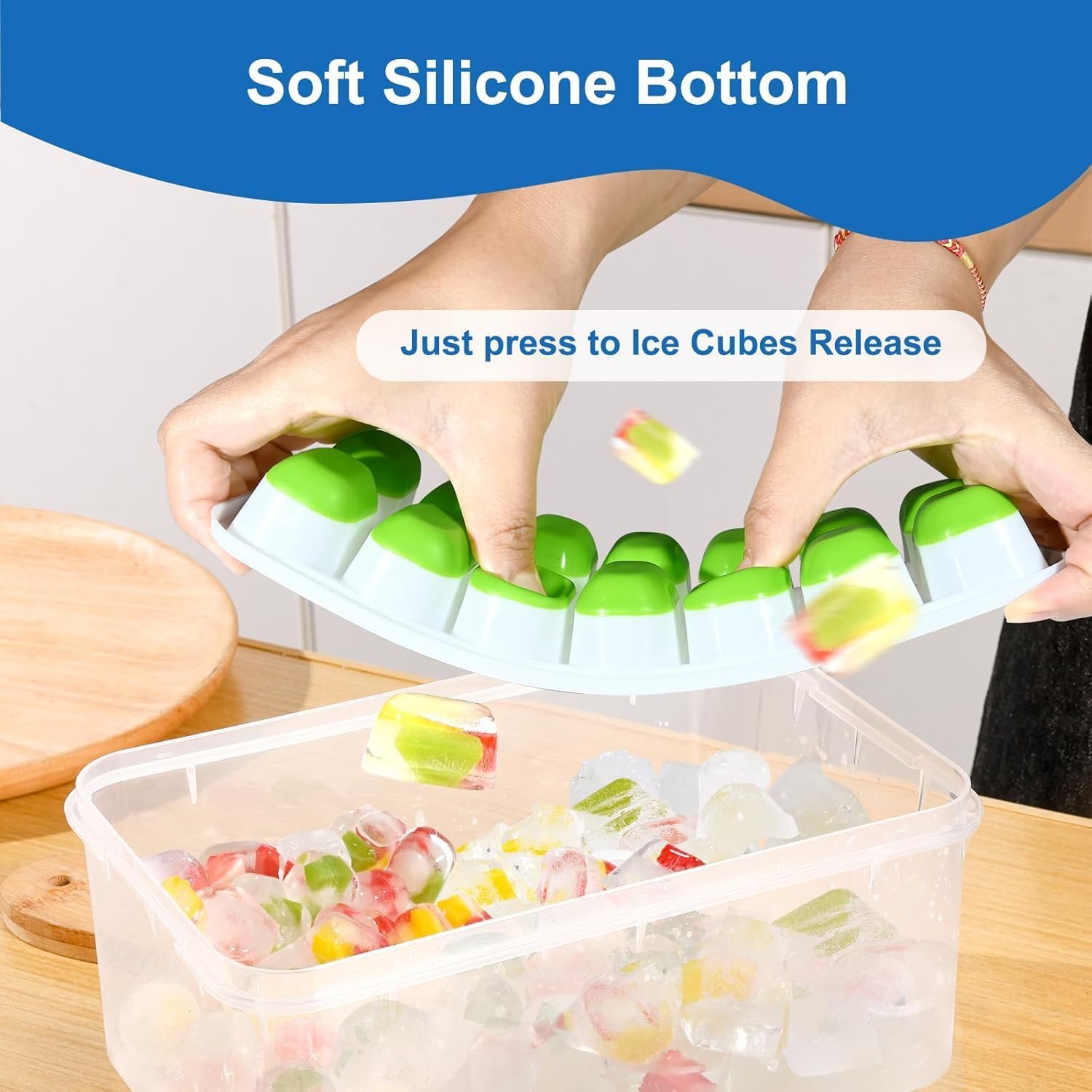 Set di 4 Vassoi per Cubetti di - Silicone Mold Tray recensione e prezzo