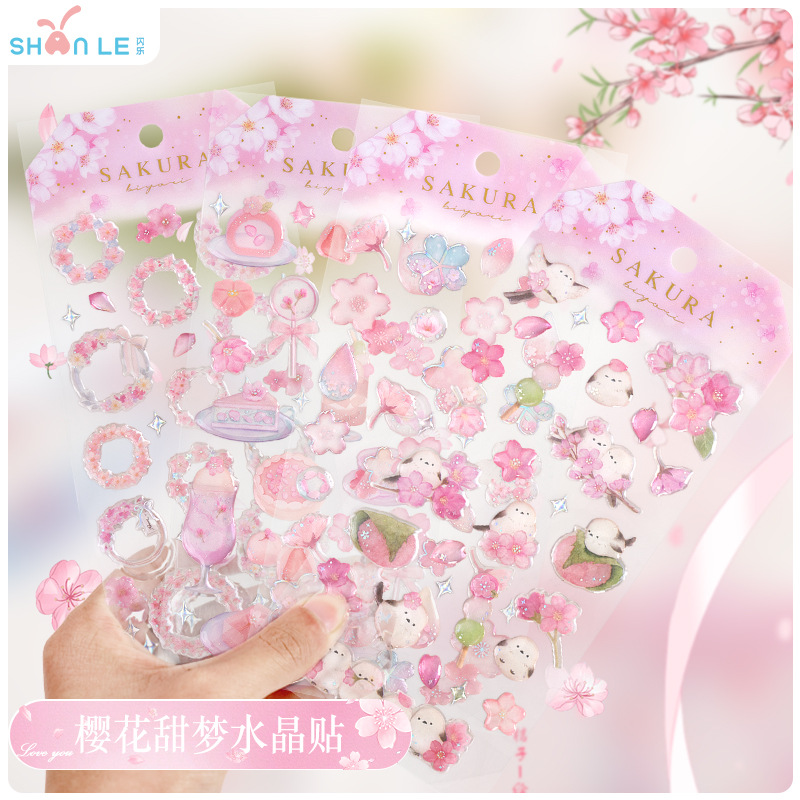 Adesivi 3D in cristallo Sakura - Resin Craft Material recensione e prezzo