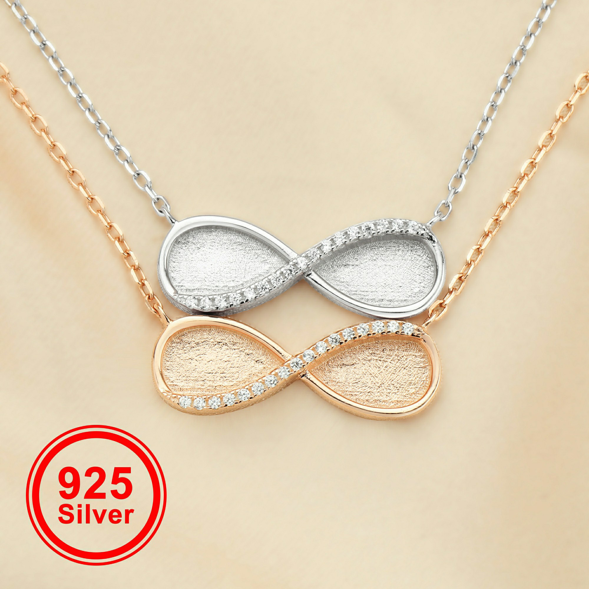 Ciondolo Infinity in Resina pe - Bezels Set Pendant recensione e prezzo