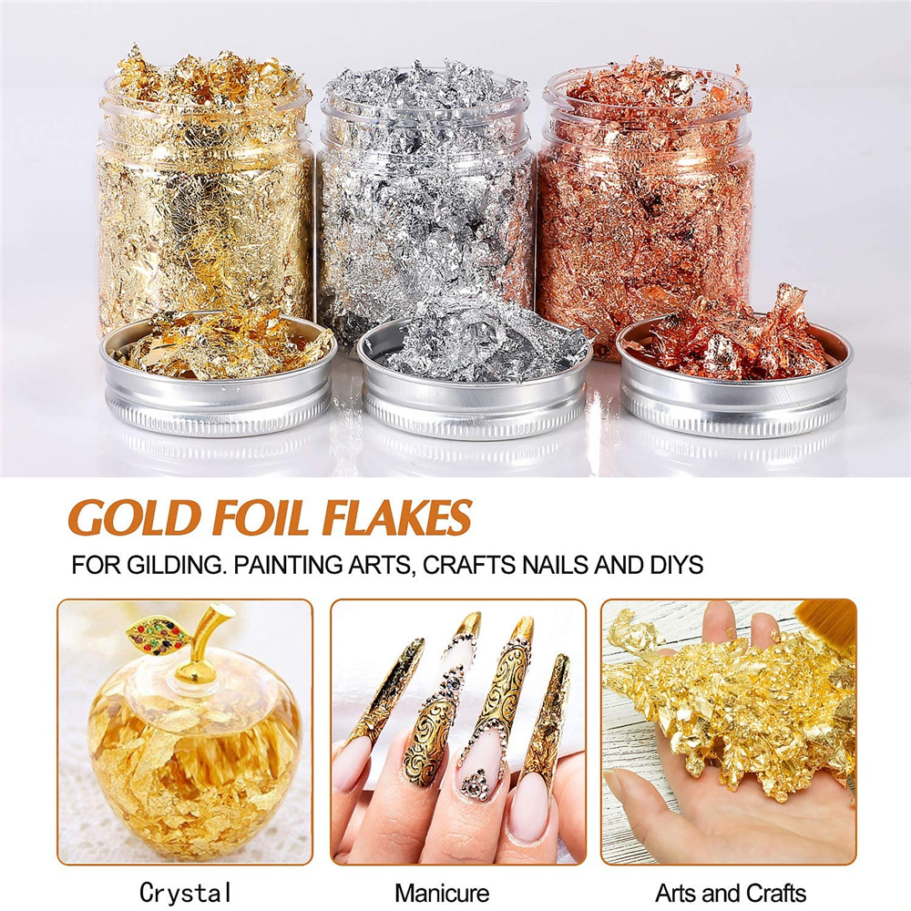 Imitazione oro rosa argento la - Gold Foil Flakes recensione e prezzo