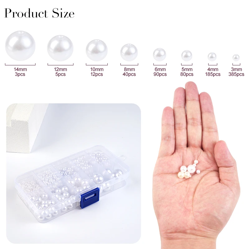 800 pezzi di perle artificiali - Resin Crafts Diy recensione e prezzo