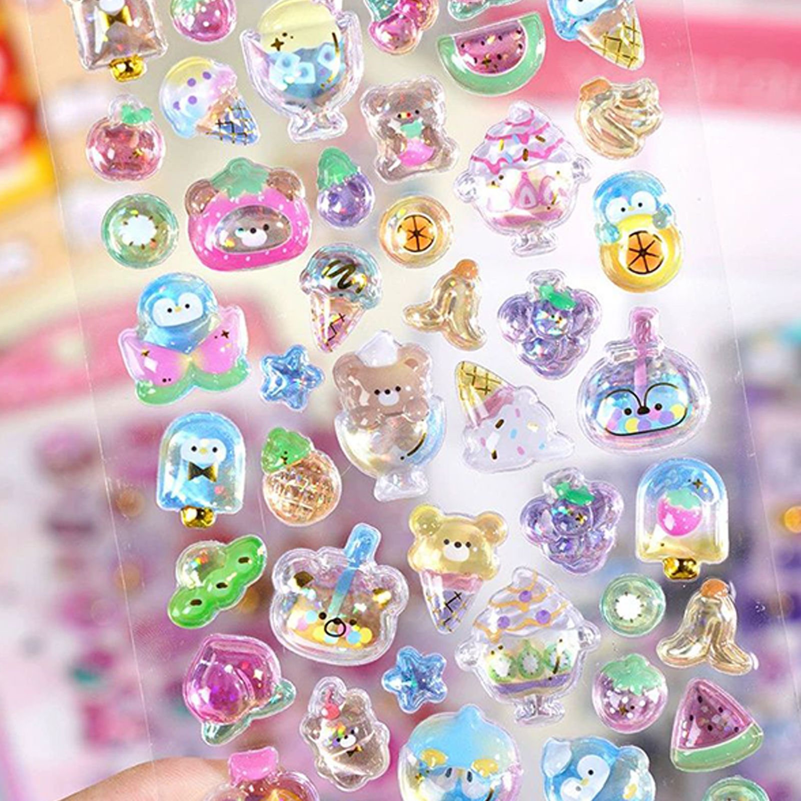 Confezione di adesivi per anim - Resin Glitter Pack recensione e prezzo
