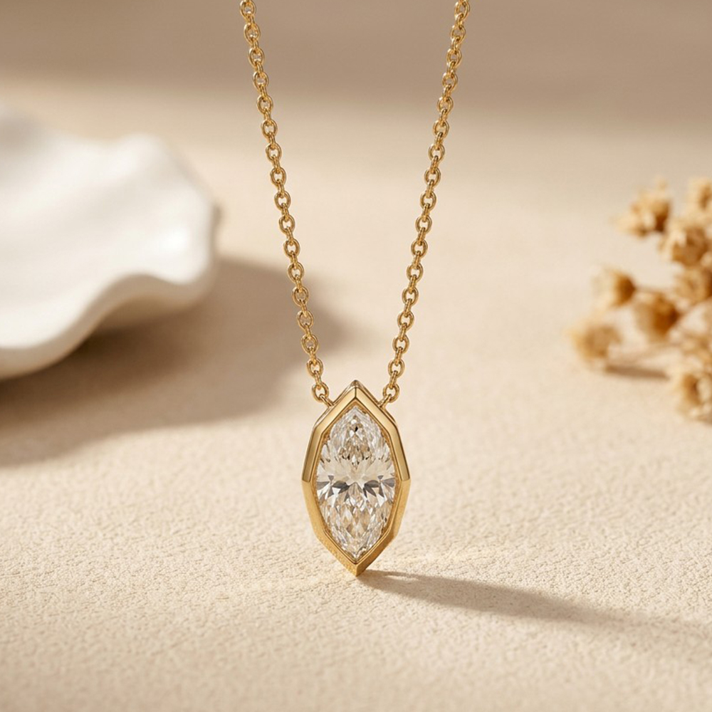 Collana con Pendente EWYA 3CT  - Bezels Set Pendant recensione e prezzo